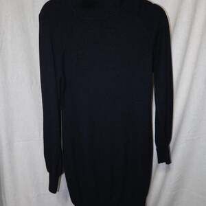 Grecerelle black turtleneck sweater dress